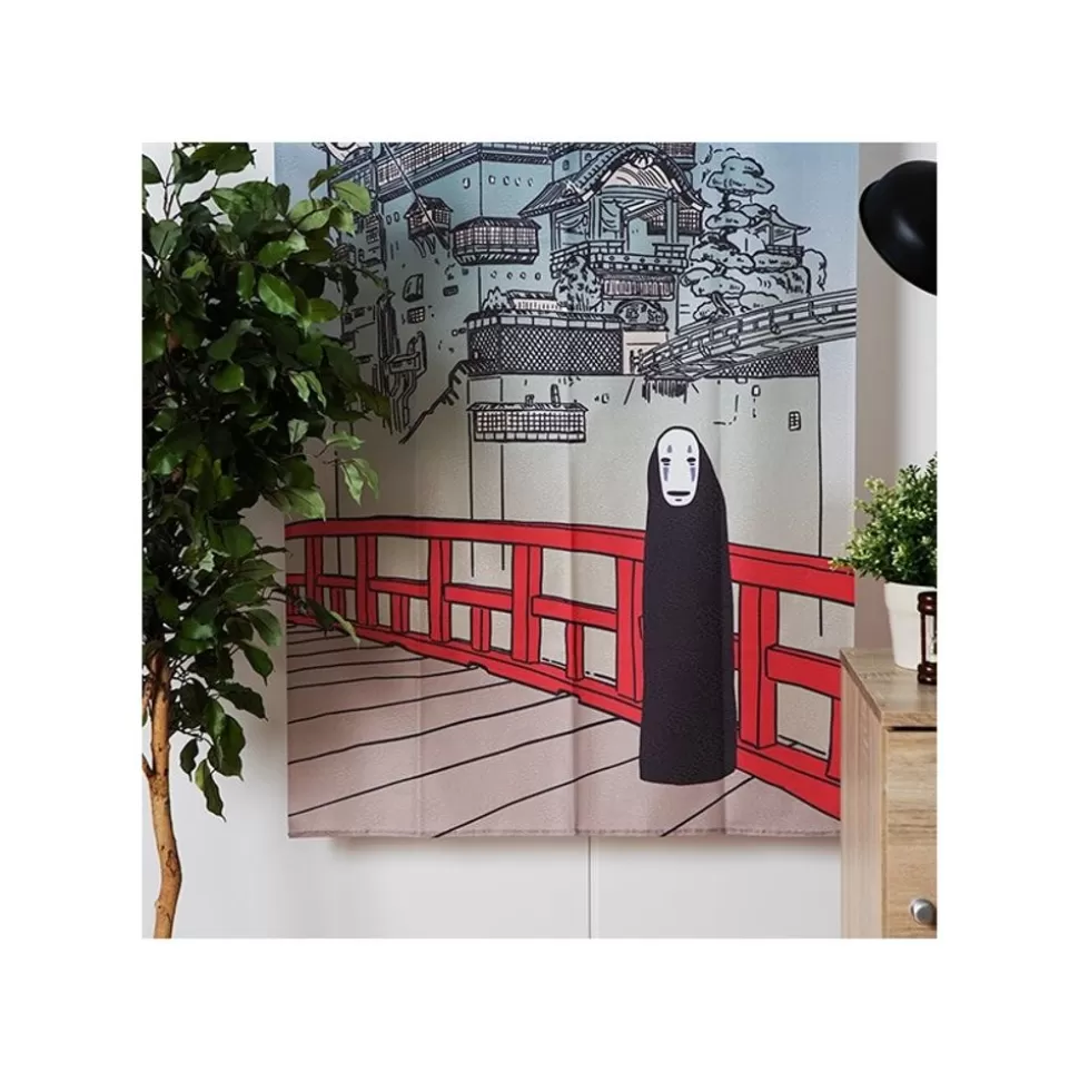 Maison Ghibli Japanese Curtain Aburaya & No Face - Spirited Away- Wall Decoration