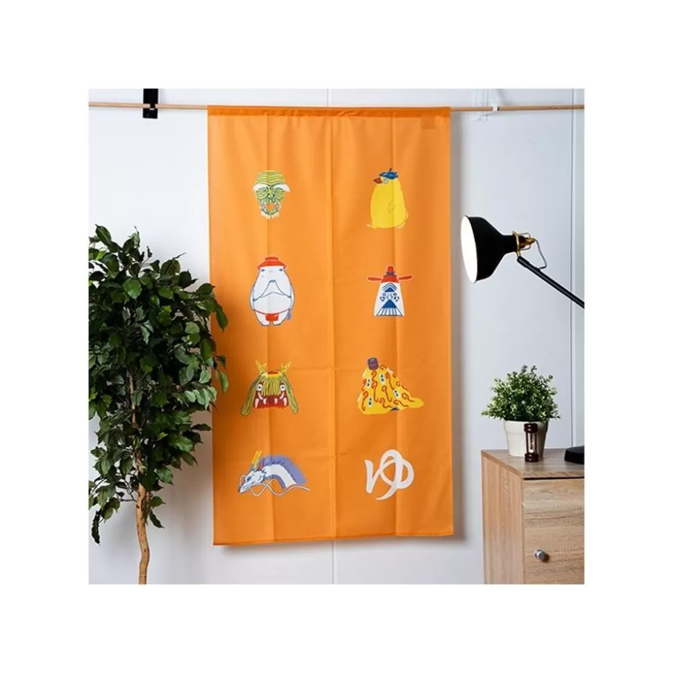 Maison Ghibli Japanese Curtain Kichijo Yellow - Spirited Away- Wall Decoration