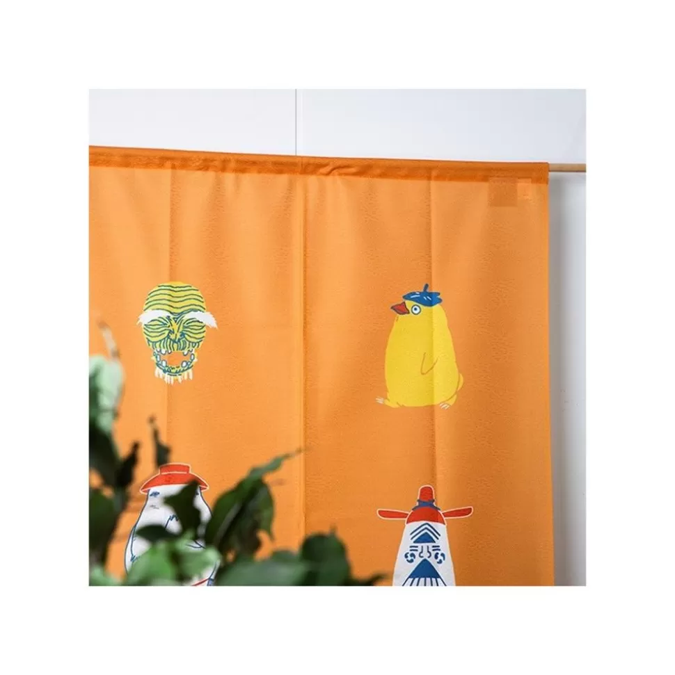 Maison Ghibli Japanese Curtain Kichijo Yellow - Spirited Away- Wall Decoration