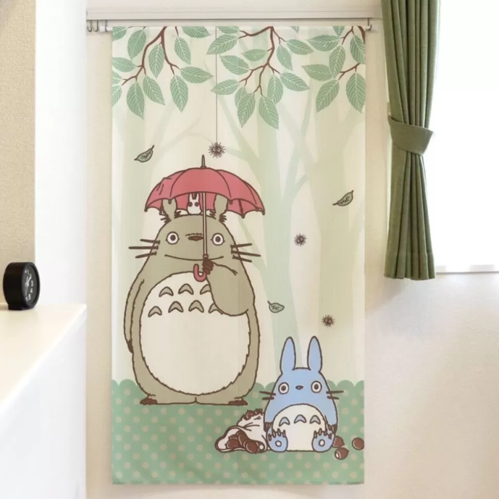 Maison Ghibli Japanese Curtain Totoro Umbrella - My Neighbor Totoro- Wall Decoration