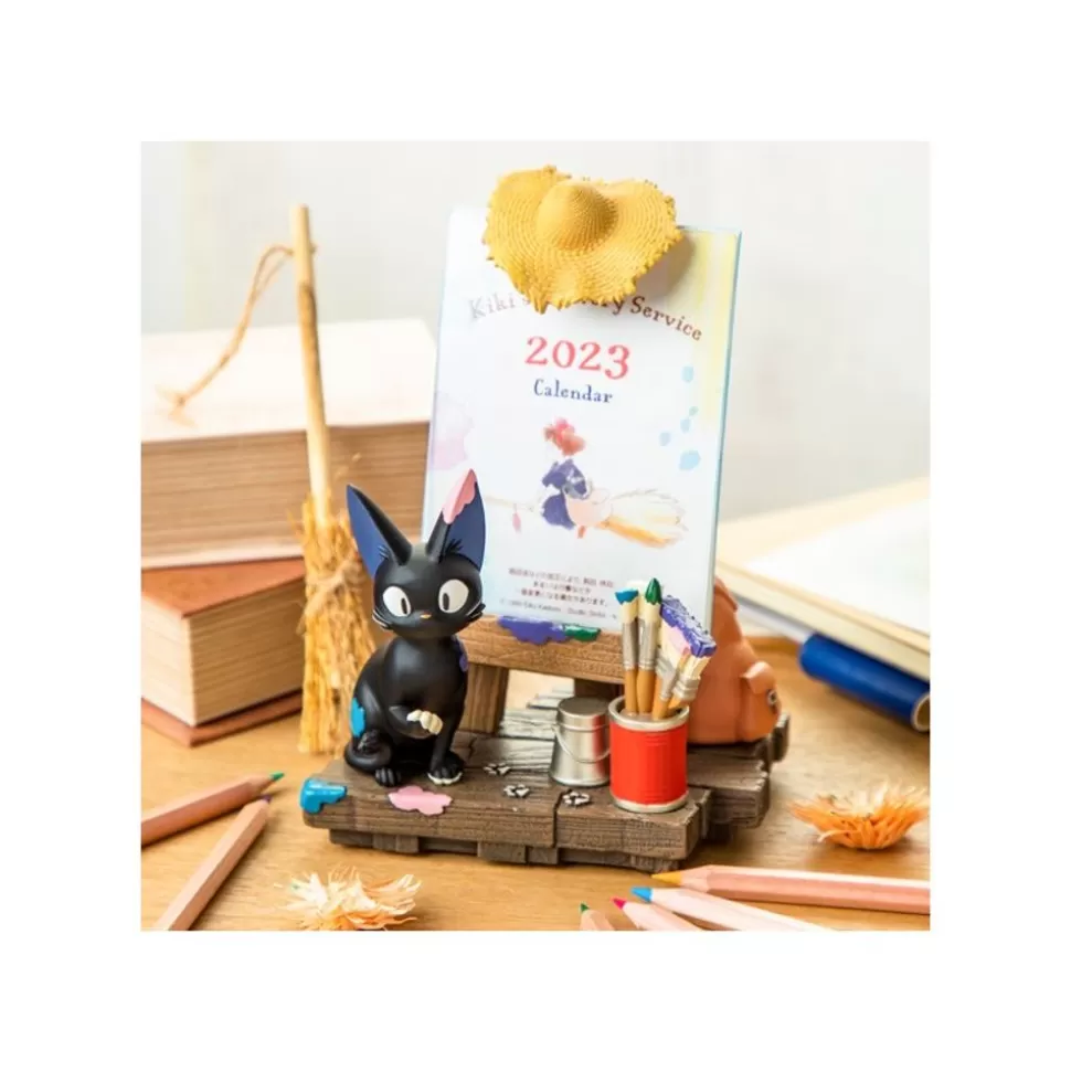 Maison Ghibli Jiji Easel Diorama & Calendar - Kiki'S Delivery Service- Decoration