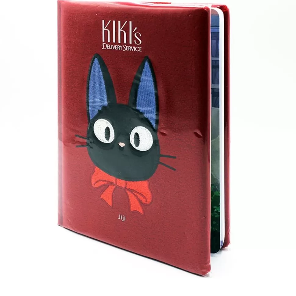 Maison Ghibli Jiji Plush Journal - Kiki'S Delivery Service- Notebooks And Notepads