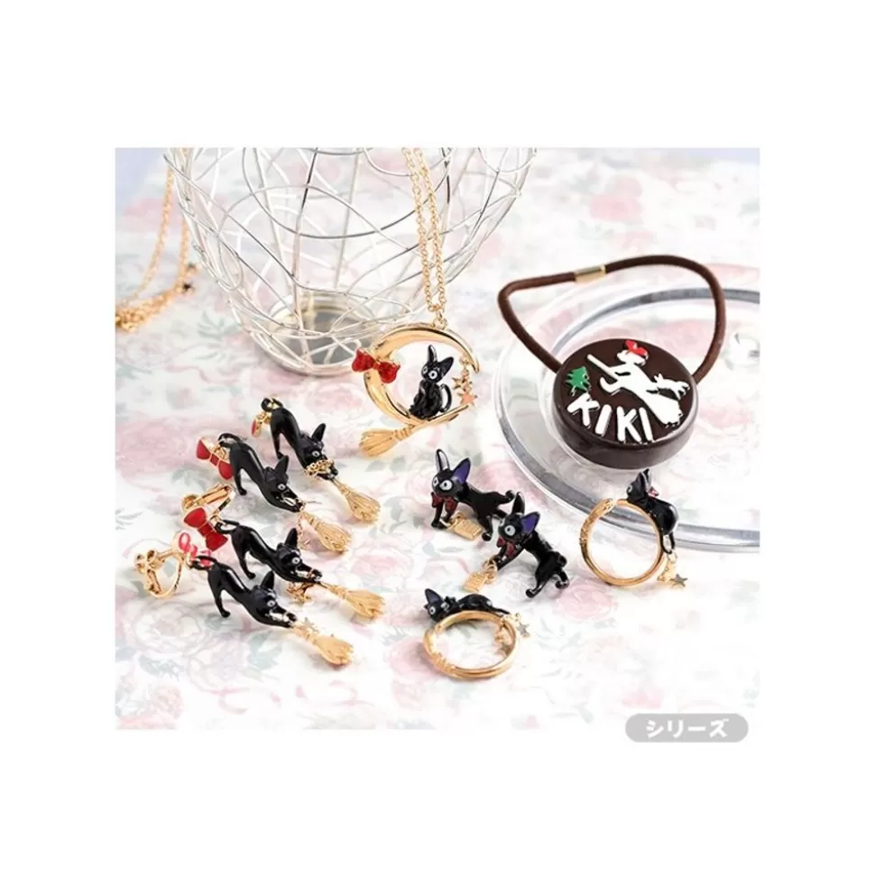 Maison Ghibli Jiji With Broom Pierced Earrings - Kiki'S Delivery Service- Jewellery