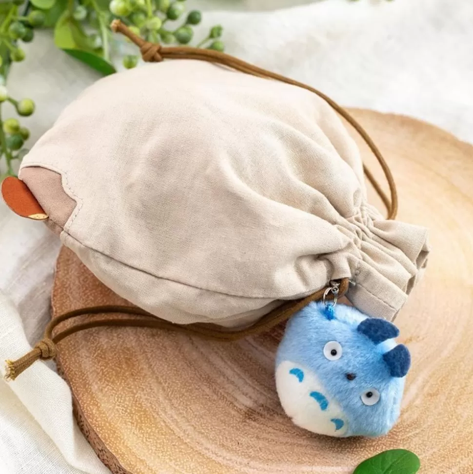 Maison Ghibli Laced Pouch With Middle Totoro - My Neighbour Totoro- Bags