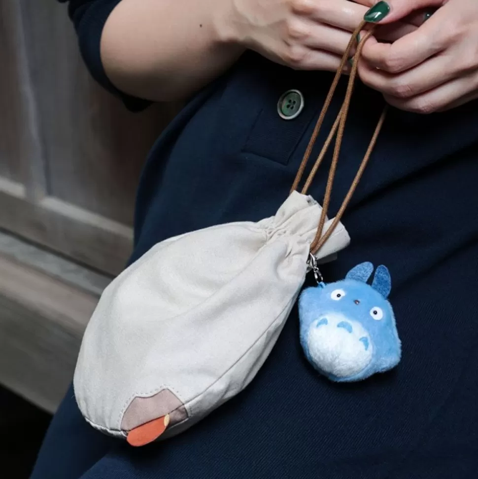 Maison Ghibli Laced Pouch With Middle Totoro - My Neighbour Totoro- Bags