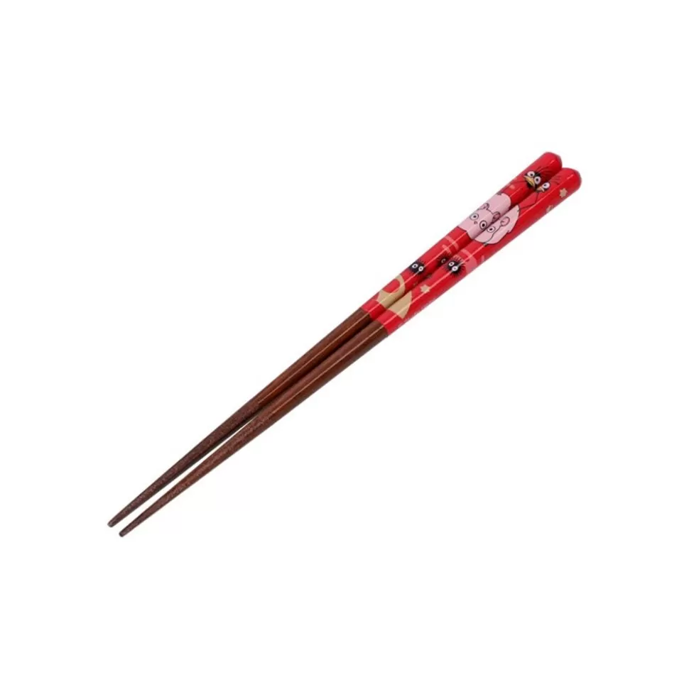 Maison Ghibli Lacquered Chopsticks 21Cm Boh Mouse - Spirited Away- Kitchenware