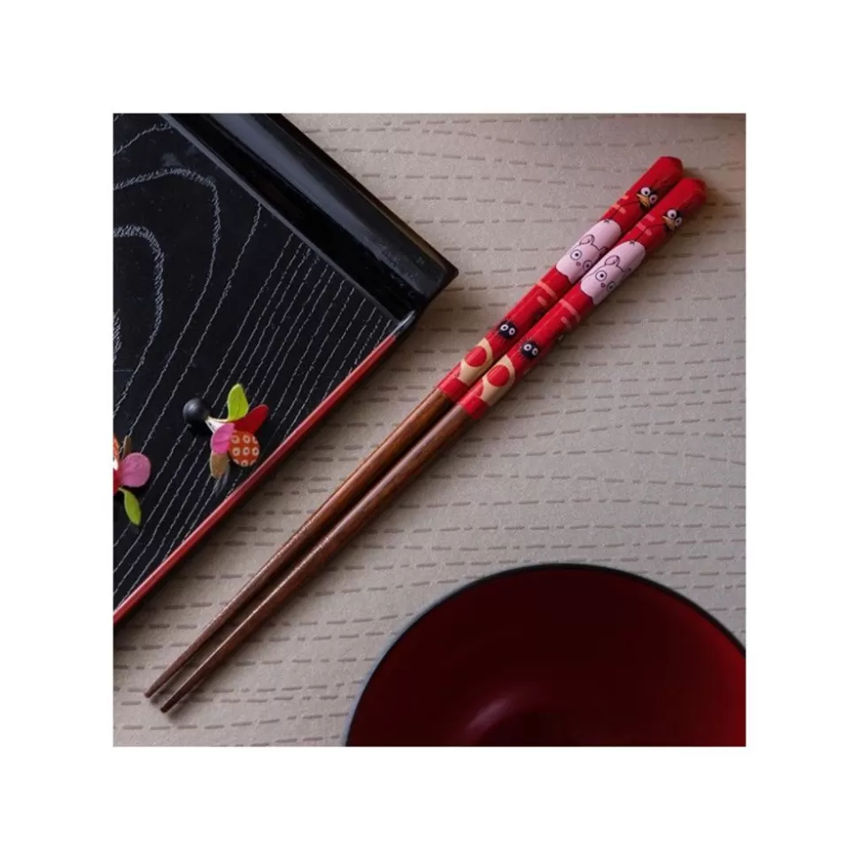 Maison Ghibli Lacquered Chopsticks 21Cm Boh Mouse - Spirited Away- Kitchenware