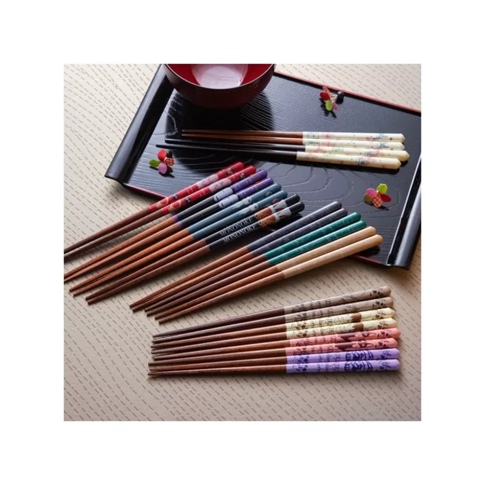 Maison Ghibli Lacquered Chopsticks 21Cm Sketches Dark Blue - My Neighbor Totoro- Kitchenware