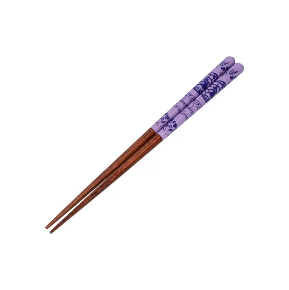 Maison Ghibli Lacquered Chopsticks 21Cm Sketches Purple - Kiki'S Delivery Service- Kitchenware