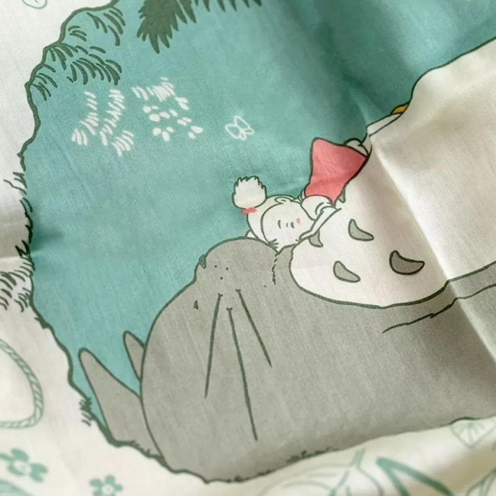 Maison Ghibli Large Handkerchief Mysterious Encounter 53X53 Cm - My Neighbour Totor- Outfits
