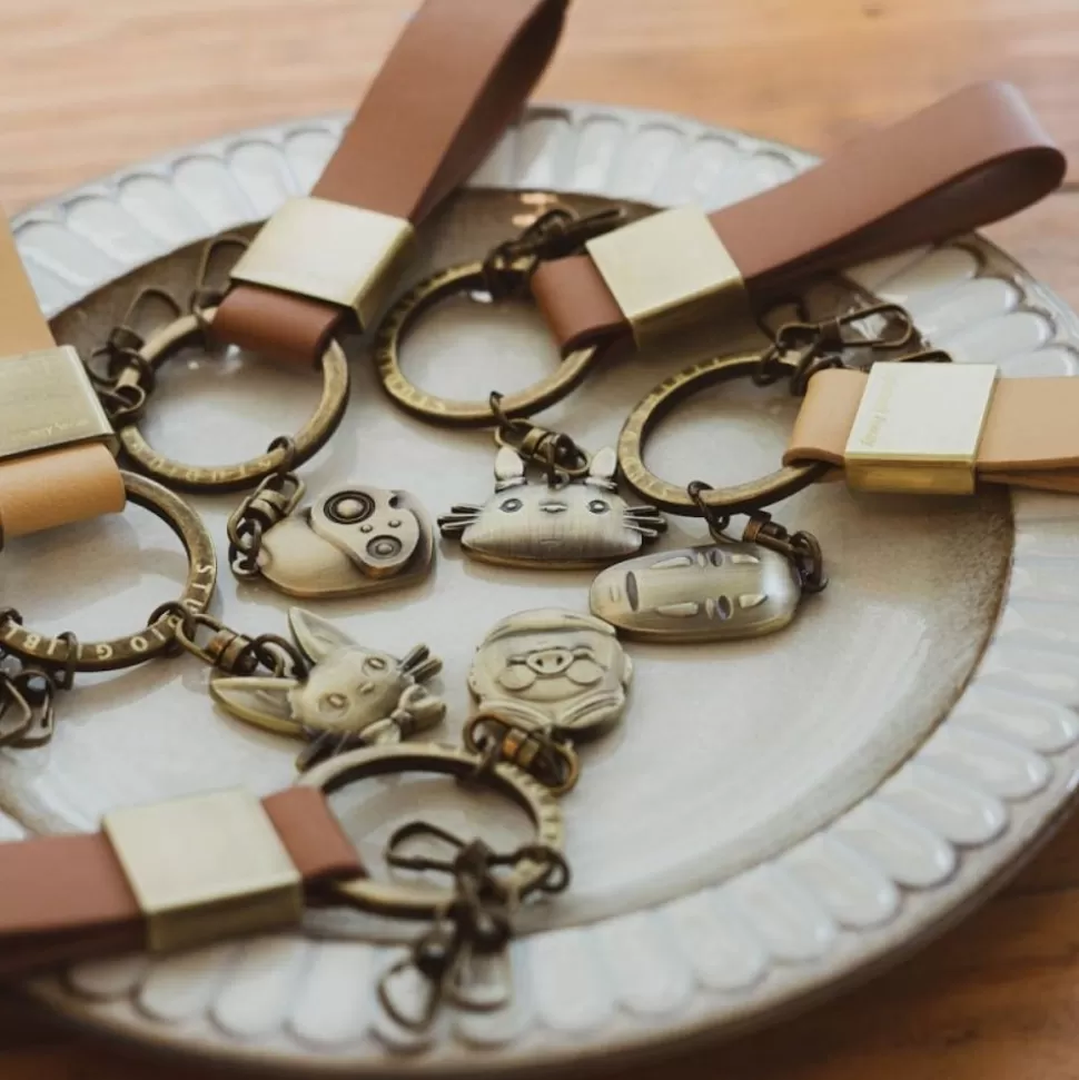 Maison Ghibli Leather Key Chain Totoro - My Neighbor Totoro- Keychains