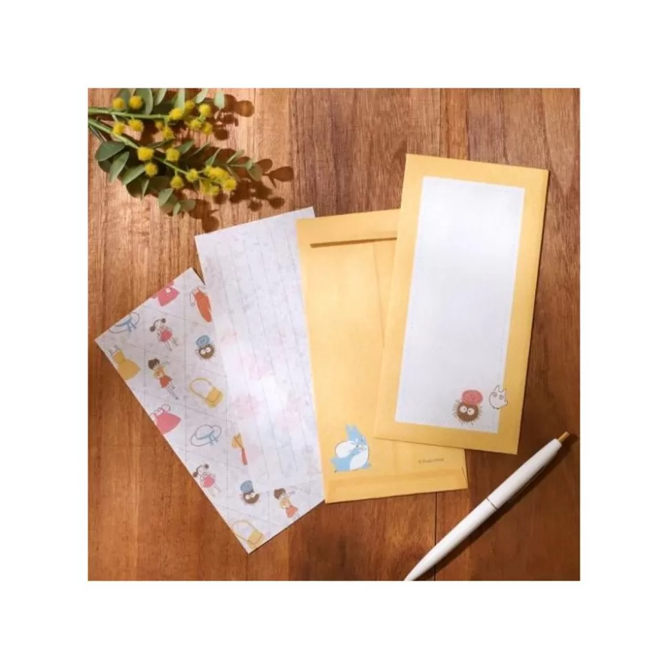 Maison Ghibli Letter Set Wardrobe - My Neighbor Totoro- Postcards And Letter Papers