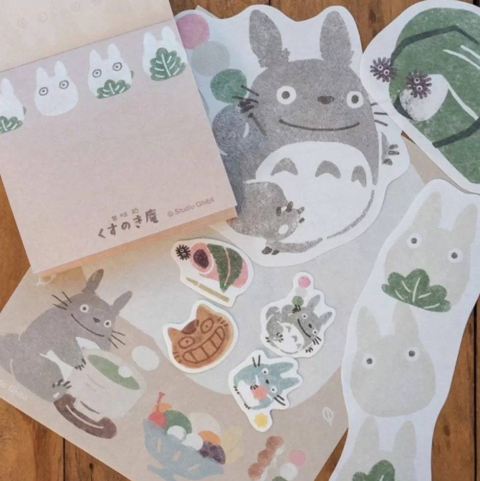 Maison Ghibli Letterset Japanese Sweets - My Neighbor Totoro- Postcards And Letter Papers