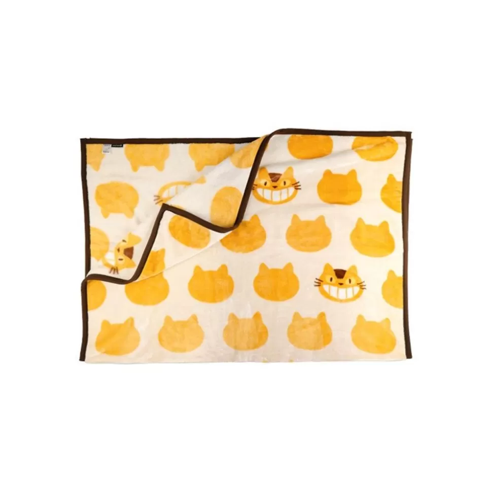 Maison Ghibli Long Blanket Catbus Silhouette 200X140 Cm - My Neighbor Totoro- Household Linen