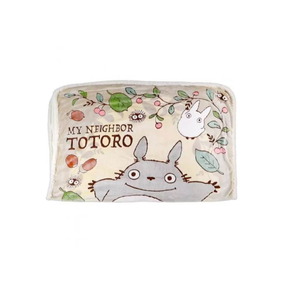 Maison Ghibli Long Blanket Rosehips And Hazelnuts 200X140 Cm - My Neighbor Totoro- Household Linen