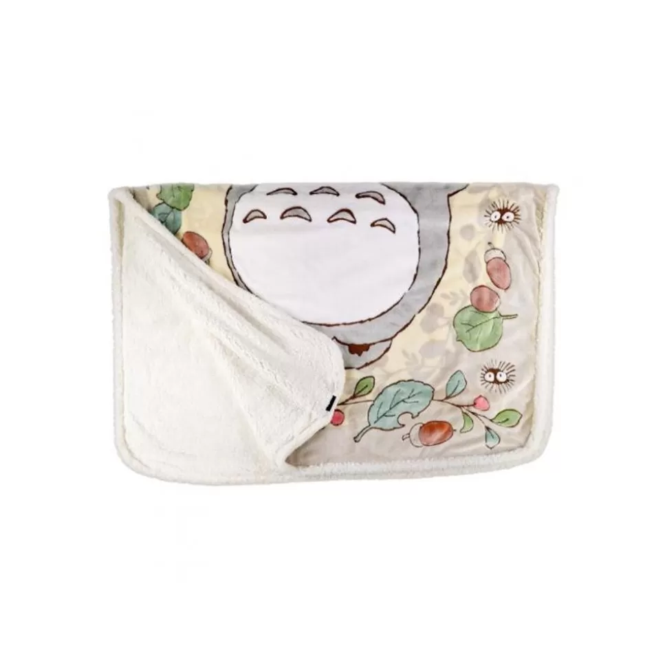 Maison Ghibli Long Blanket Rosehips And Hazelnuts 200X140 Cm - My Neighbor Totoro- Household Linen