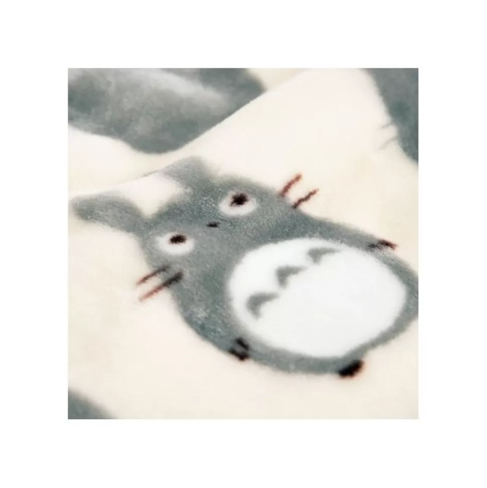 Maison Ghibli Long Blanket Totoro Silhouette 200X140 Cm - My Neighbor Totoro- Household Linen