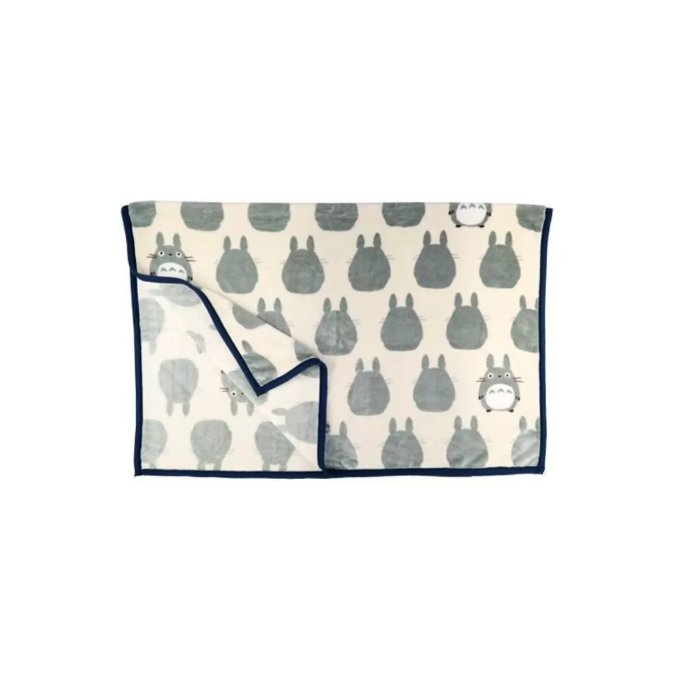 Maison Ghibli Long Blanket Totoro Silhouette 200X140 Cm - My Neighbor Totoro- Household Linen