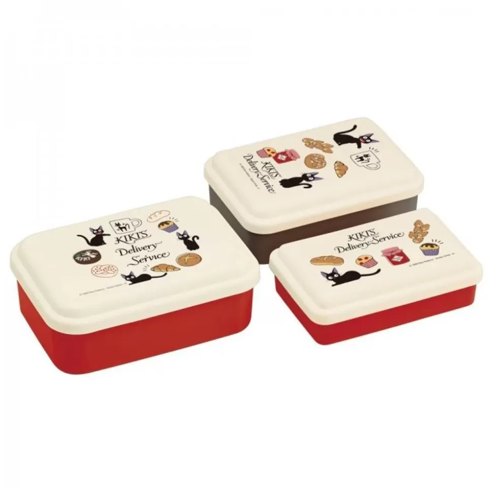 Maison Ghibli Lunch Box 3 Layers Jiji Bakery - Kiki'S Delivery Service- Kitchenware