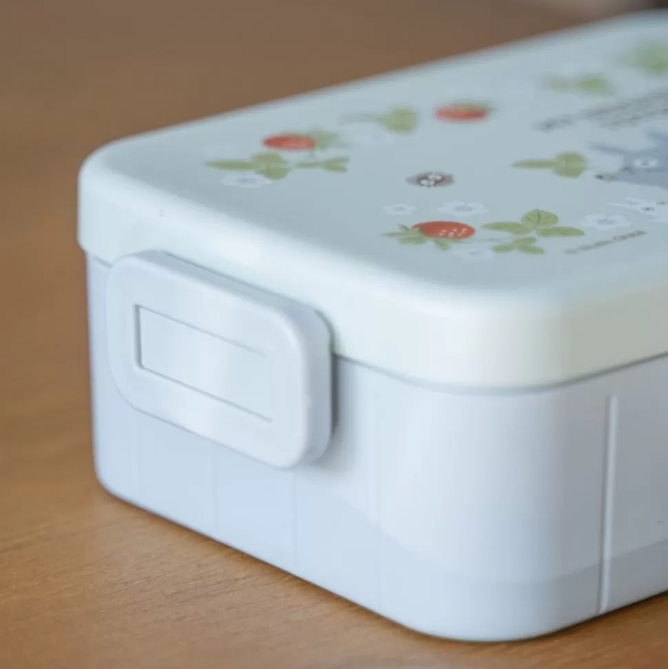 Maison Ghibli Lunch Box 4 Locks 650Ml Rasberry Collection - My Neighbor Totoro- Kitchenware