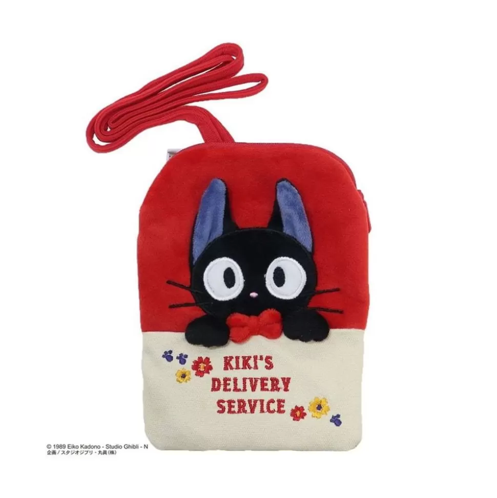 Maison Ghibli Mascot Pocket Pouch Jiji 17 X 12 Cm - Kiki'S Delivery Service- Bags