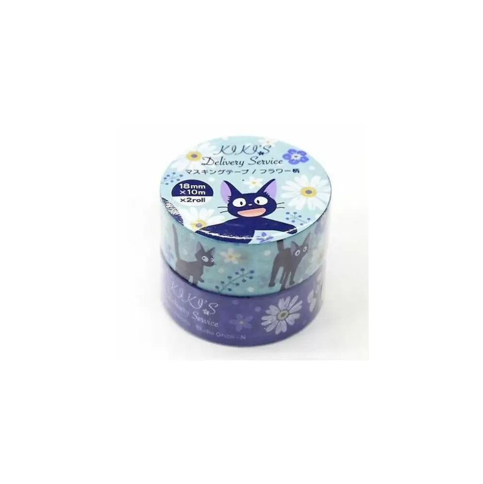 Maison Ghibli Masking Tape Set Kiki Flower Pattren- Kiki'S Delivery Service- Small Equipment