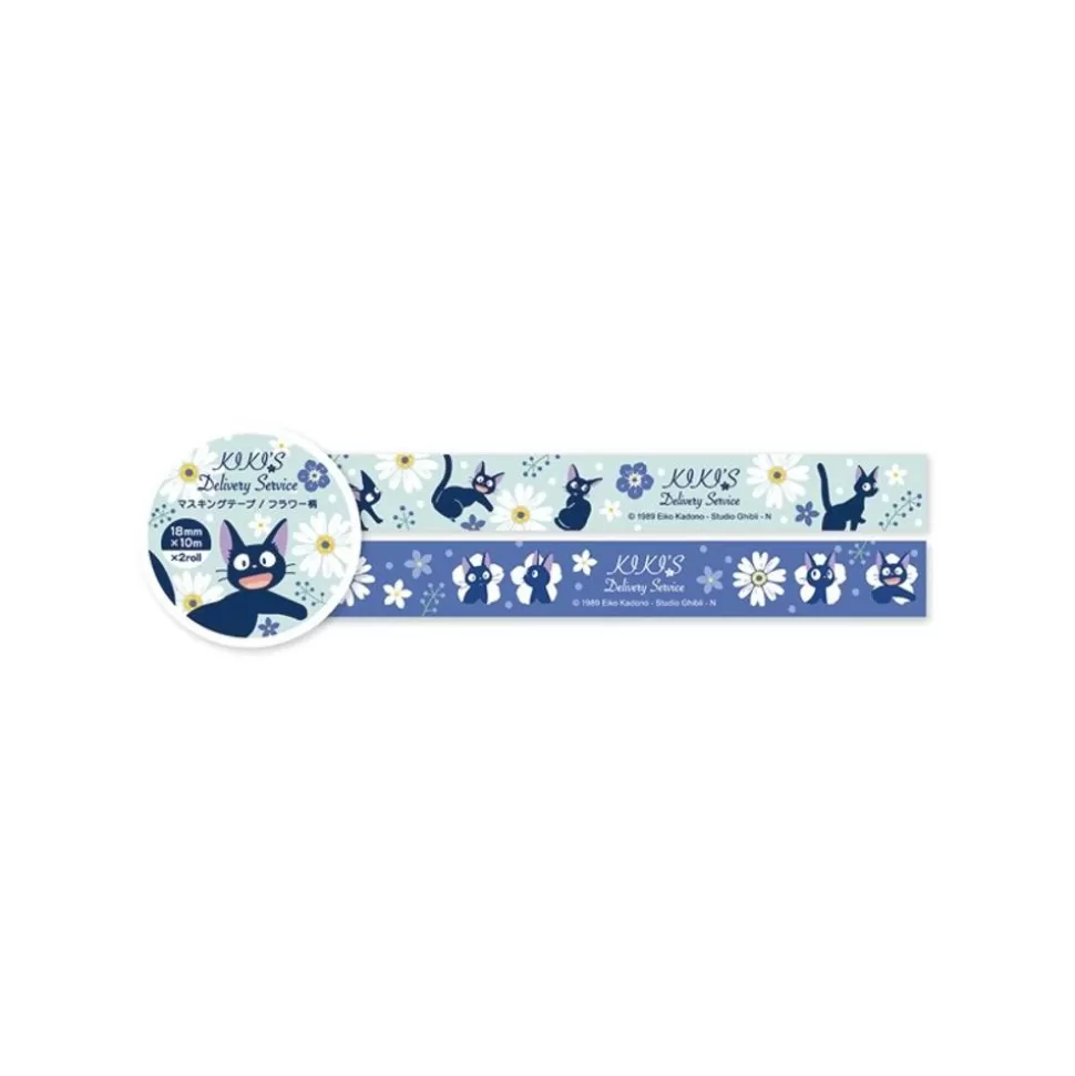 Maison Ghibli Masking Tape Set Kiki Flower Pattren- Kiki'S Delivery Service- Small Equipment