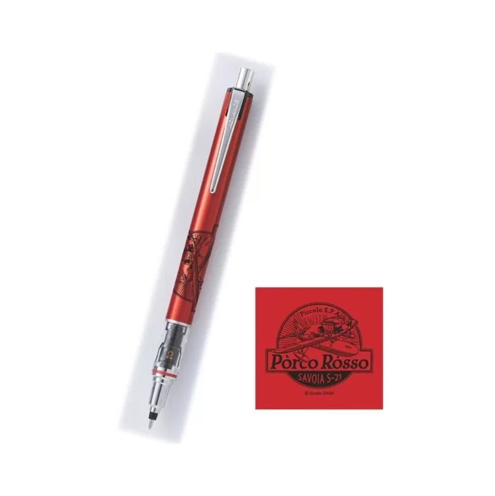 Maison Ghibli Mechanical Pencil Red Savoia 0,5Mm - Porco Rosso- Writing