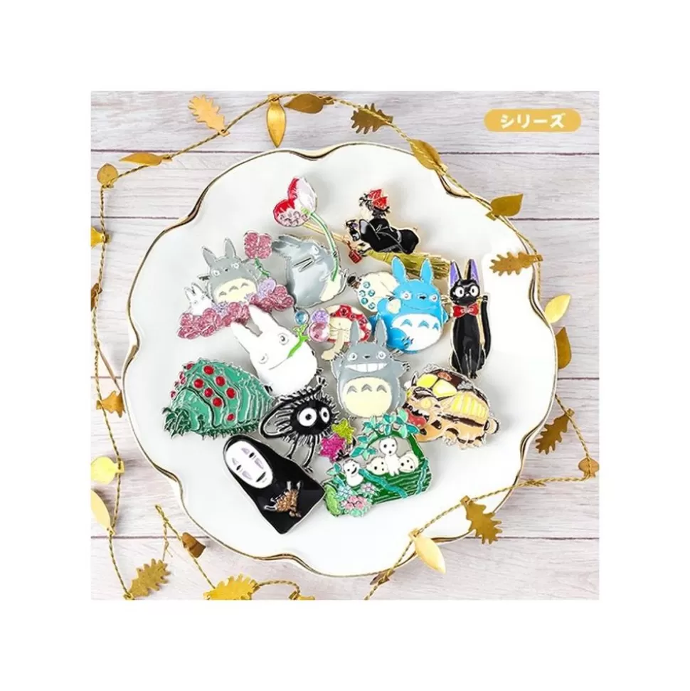 Maison Ghibli Metal Brooch Big And Small Totoro - My Neighbor Tororo- Pins