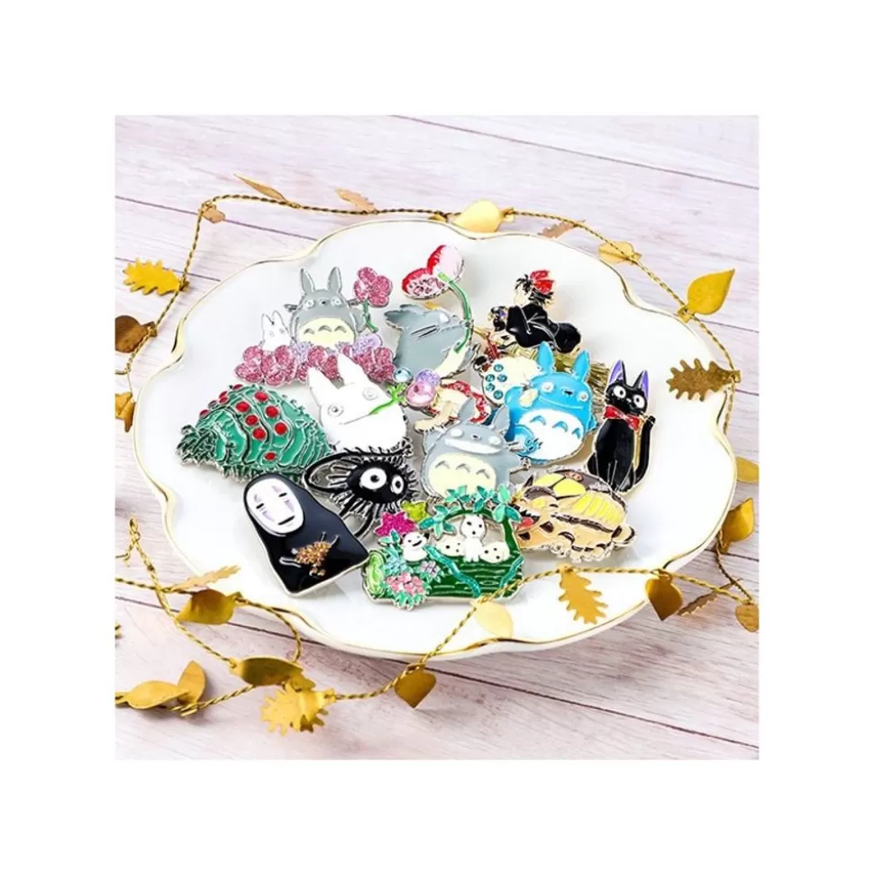 Maison Ghibli Metal Brooch Big And Small Totoro - My Neighbor Tororo- Pins