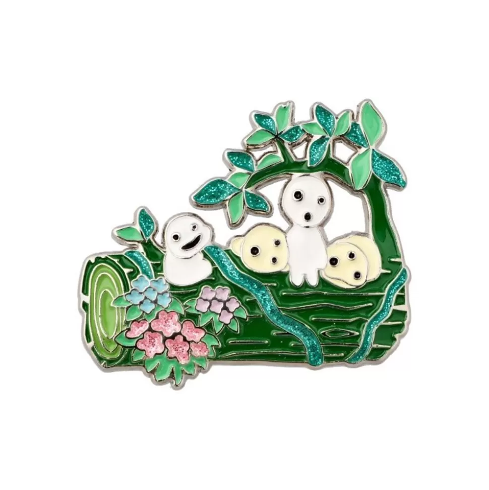 Maison Ghibli Metal Brooch Kodama - Princess Mononoke- Pins