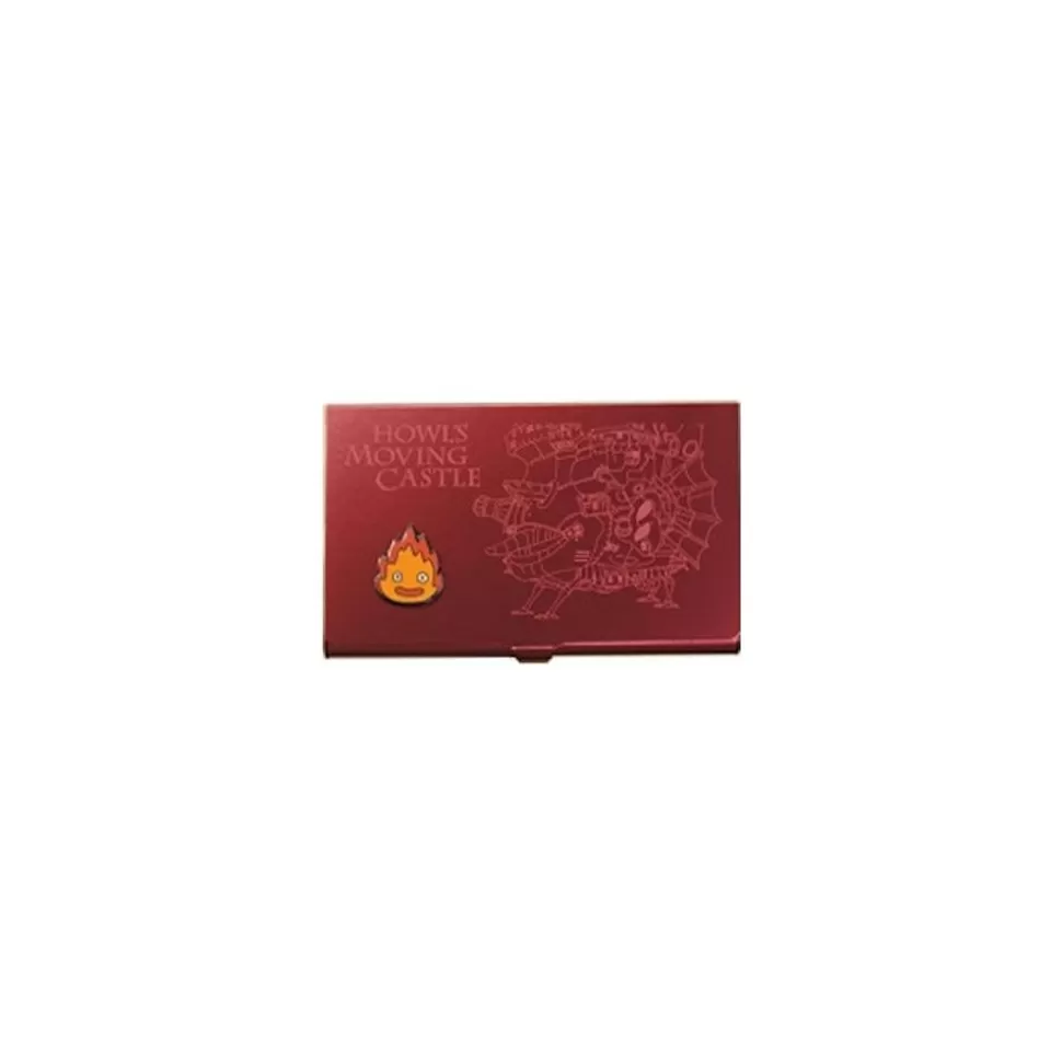 Maison Ghibli Metal Business Card Holder Calcifer - Howl'S Moving Castle- Accessories