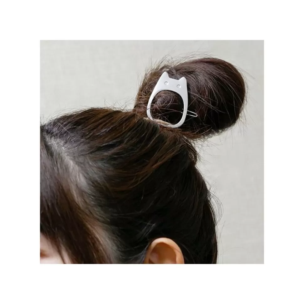Maison Ghibli Metal Hair Clip White Totoro - My Neighbor Totoro- Jewellery