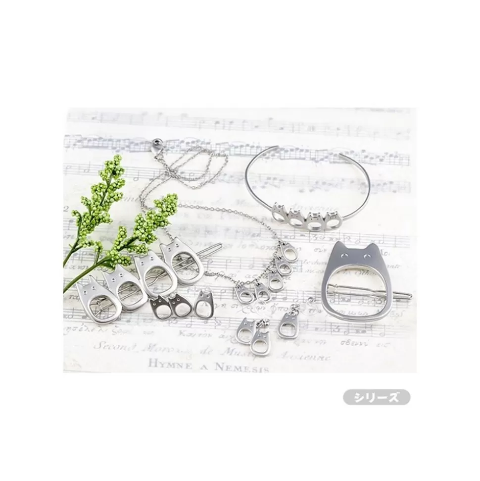 Maison Ghibli Metal Hair Clip White Totoro - My Neighbor Totoro- Jewellery
