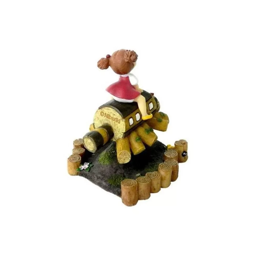 Maison Ghibli Mini Figure Mei And Cat Bus Wooden House - My Neighbor Totoro- Statues