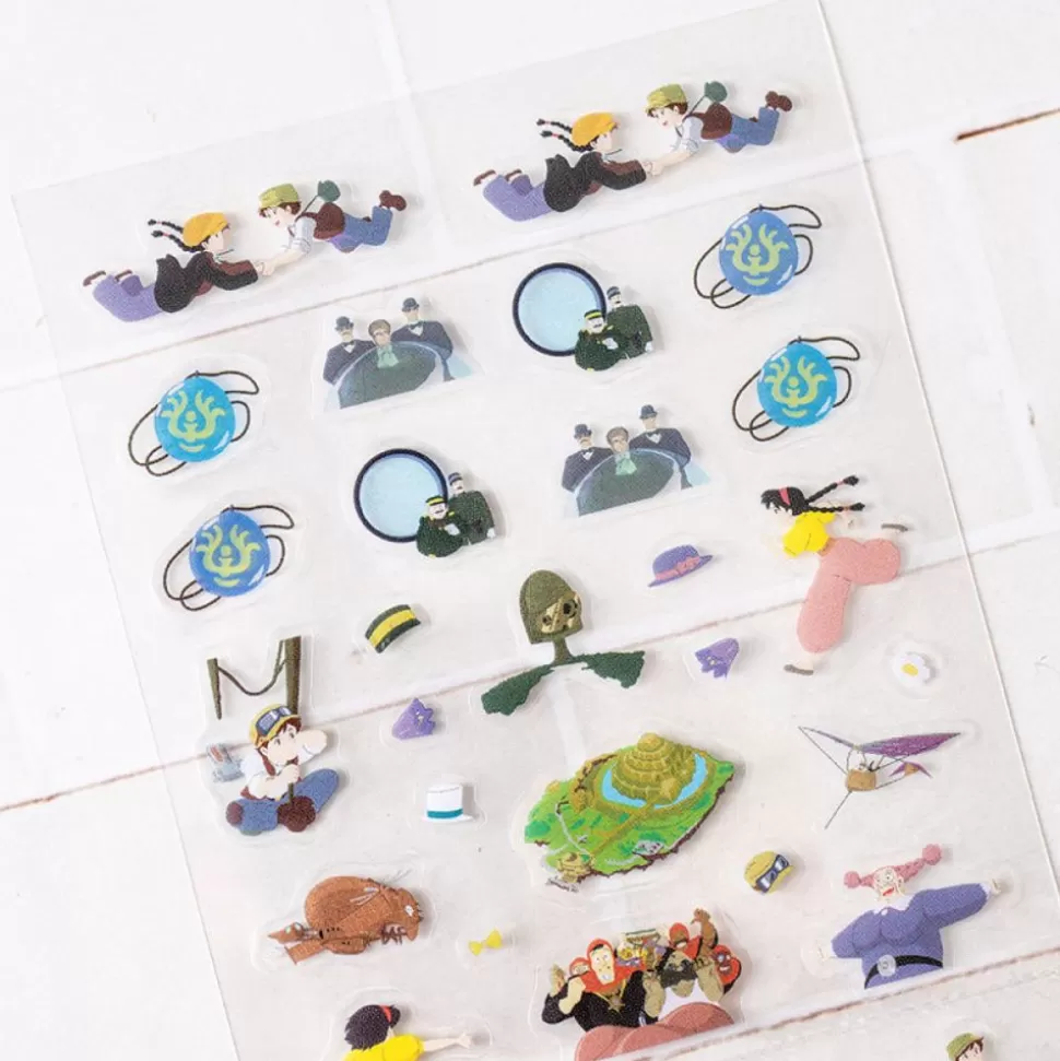 Maison Ghibli Mini Schedule Stickers 2024 - Castle In The Sky- Small Equipment