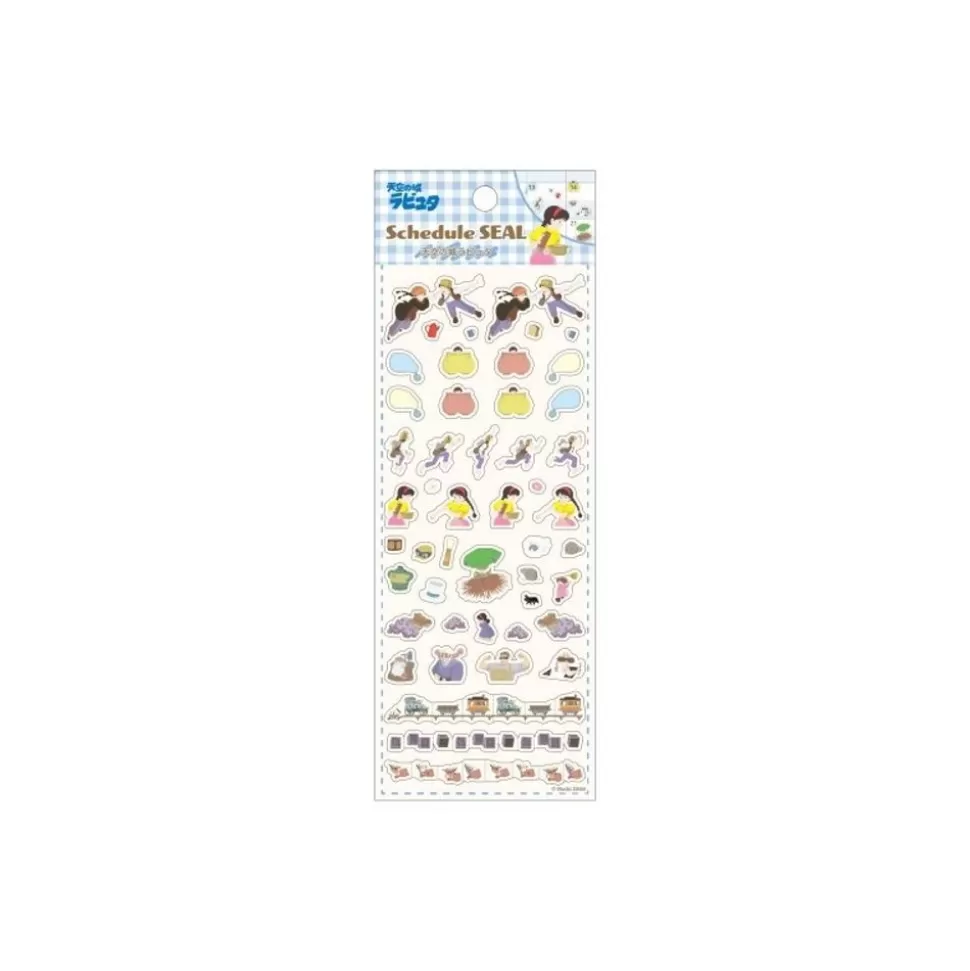 Maison Ghibli Mini Schedule Stickers - Castle In The Sky- Small Equipment