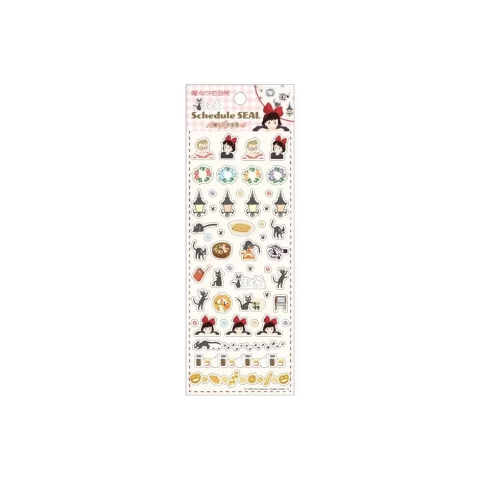 Maison Ghibli Mini Schedule Stickers - Kiki'S Delivery Service- Small Equipment