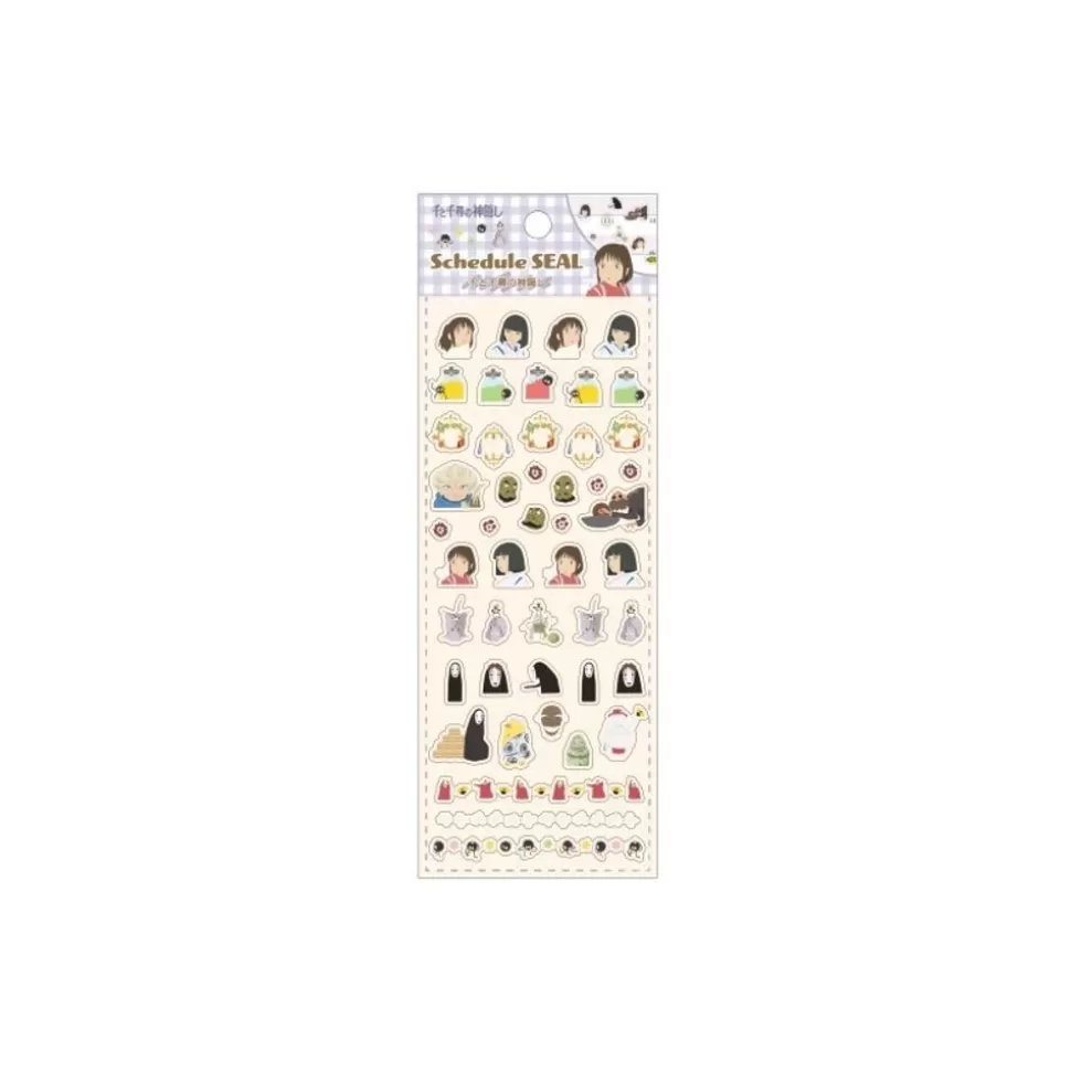 Maison Ghibli Mini Schedule Stickers - Spirited Away- Small Equipment