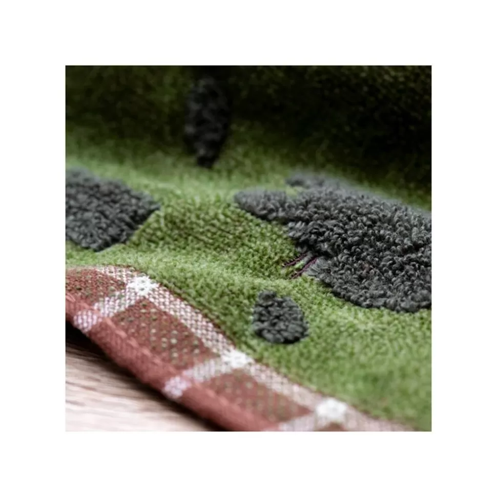 Maison Ghibli Mini Towel Autumn Green 25X25 Cm - My Neighbor Totoro- Household Linen