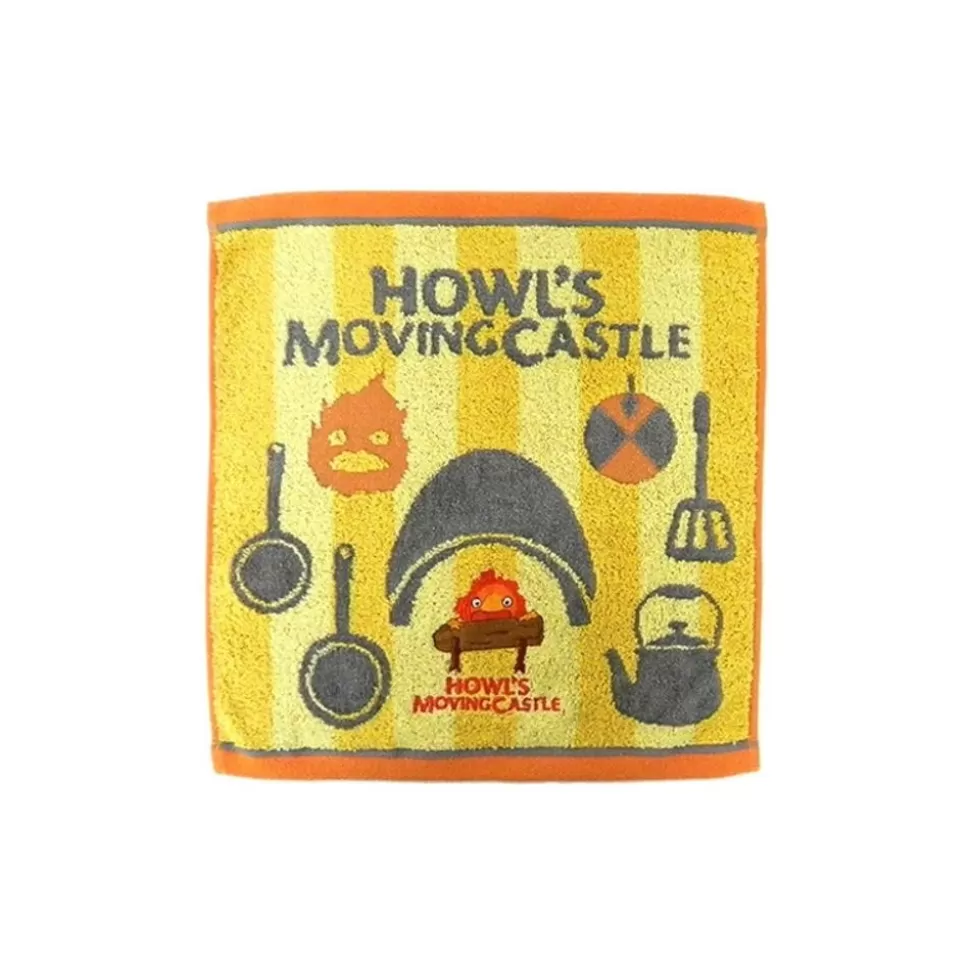 Maison Ghibli Mini Towel Calcifer'S Kitchen 34X36 Cm - Howl'S Moving Castle- Household Linen