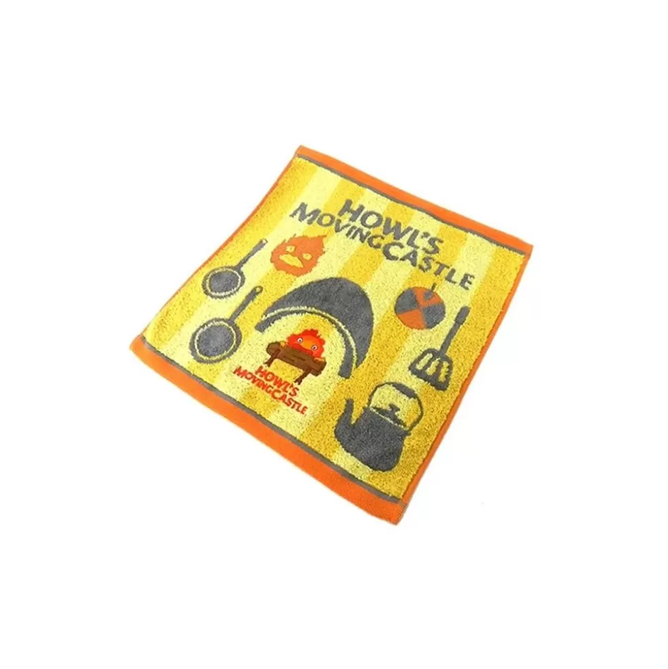 Maison Ghibli Mini Towel Calcifer'S Kitchen 34X36 Cm - Howl'S Moving Castle- Household Linen