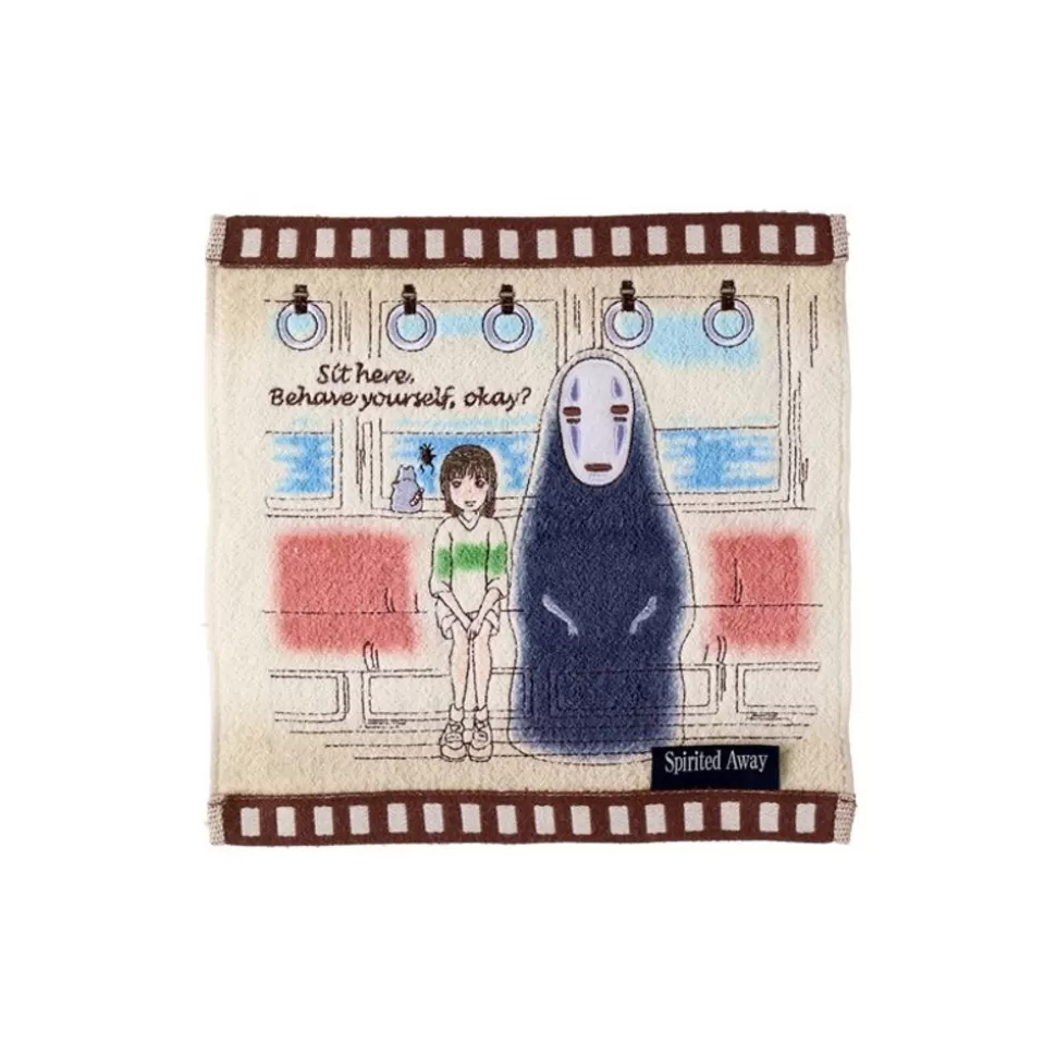 Maison Ghibli Mini Towel Celluloid Chihiro In The Train - Spirited Away- Household Linen