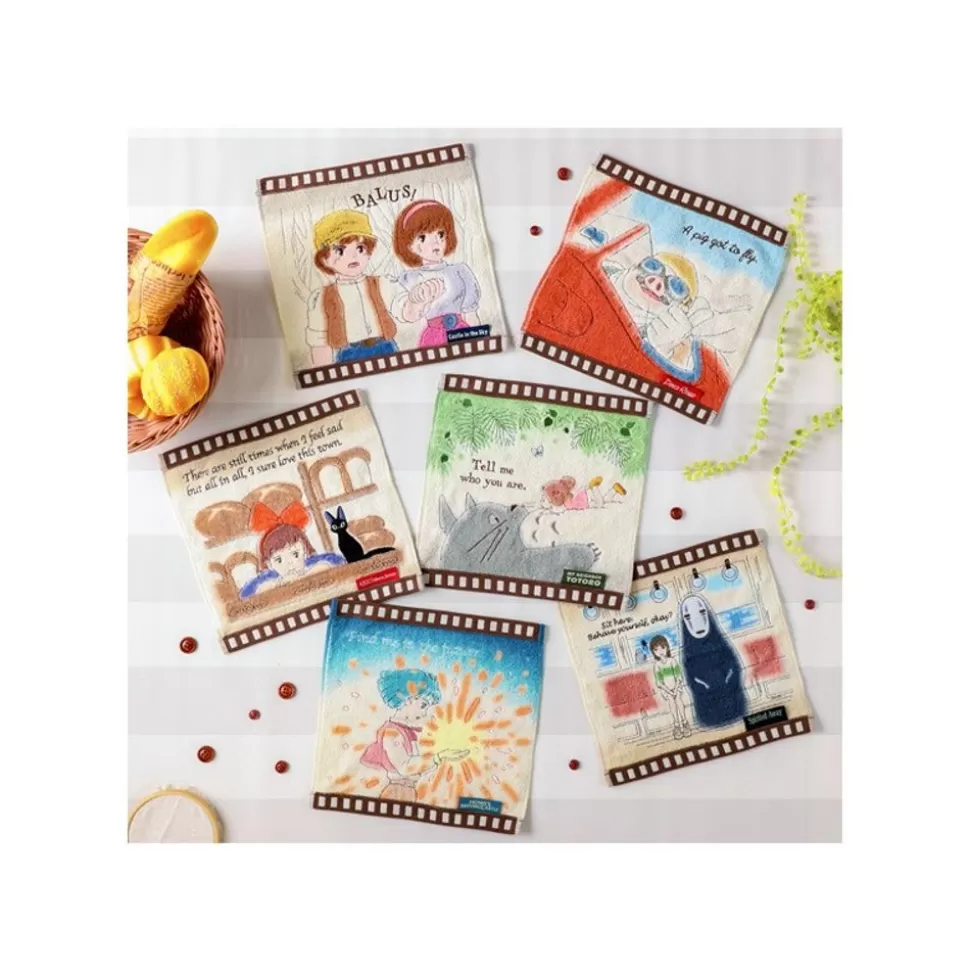 Maison Ghibli Mini Towel Celluloid Mei And Totoro - My Neighbor Totoro- Household Linen