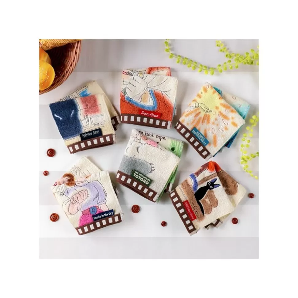 Maison Ghibli Mini Towel Celluloid Mei And Totoro - My Neighbor Totoro- Household Linen