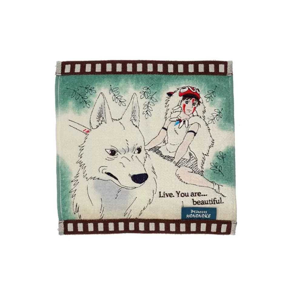 Maison Ghibli Mini Towel Celluloid San - Princess Mononoke- Household Linen