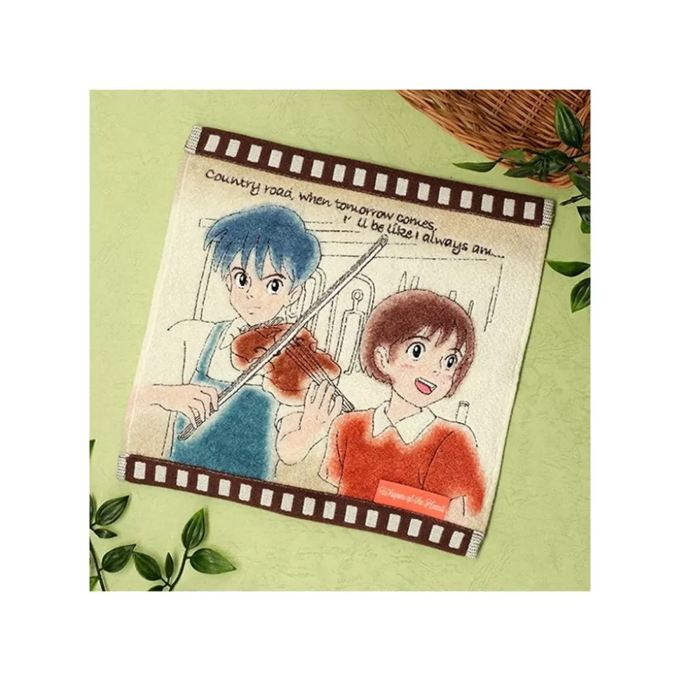 Maison Ghibli Mini Towel Celluloid Shizuku & Seiji - Whisper Of The Heart- Household Linen