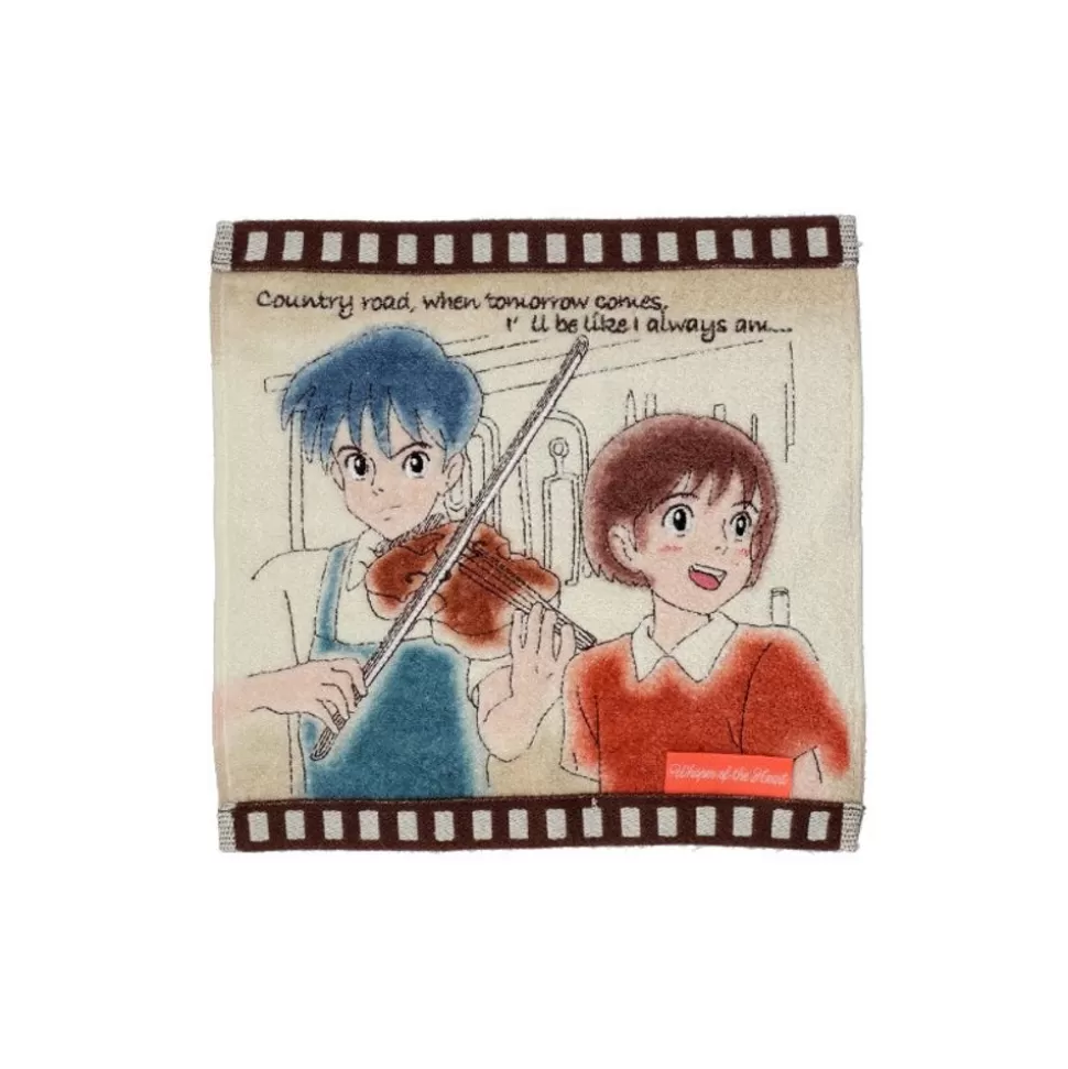 Maison Ghibli Mini Towel Celluloid Shizuku & Seiji - Whisper Of The Heart- Household Linen