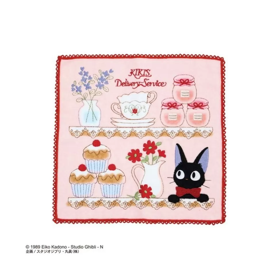 Maison Ghibli Mini Towel Jiji Pastries 25 X 25 Cm - Kiki'S Delivery Service- Household Linen