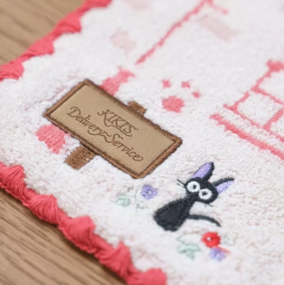 Maison Ghibli Mini Towel Jiji Shop Window 25X25 Cm - Kiki'S Delivery Service- Household Linen